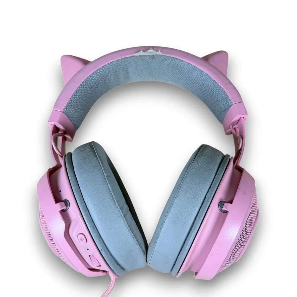 Razer Kraken Kitty Edition Gen 1 RGB Gaming Headset Quartz Pink‎ Wired USB